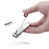 A1DFDFGOQSFG Fingernail Clipper Set Manicure Set 13 in 1 Stainless Steel Professional Grooming Kit Adult Nail Clipper Set Pedicure Kit Nail Care Tools with Blue Leather Travel Case Nail Grooming Kits view 3