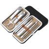1 Set Manicure Cutters Compact Nail Scissors Tool Stainless Steel Comfortable Case Manicure Kit Pedicure Supplies,P (I) view 1