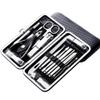 1 Set Manicure Cutters Compact Nail Scissors Tool Stainless Steel Comfortable Case Manicure Kit Pedicure Supplies,P (N) view 1
