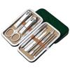1 Set Manicure Cutters Compact Nail Scissors Tool Stainless Steel Comfortable Case Manicure Kit Pedicure Supplies,P (L) view 1