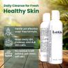 EstiGlo Panthenol Soap-Free Gel Cleanser Bundle with Supracor SpaCells Exfoliating Facial Sponge | Hydrating Cleanser & Honeycomb Exfoliating Glove for Deep Skin Cleansing | Panthenol Cleanse view 3