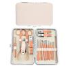 A1DFDFGOQSFG Nail Clippers Kit Nail Clippers Set Complete Set of Nail Clippers Set Box Oblique Mouth Nail Clippers Pedicure Tool Ear Pick Artifact Manicure Set (Size : Gold 18 Pieces) view 1