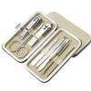 1 Set Manicure Cutters Compact Nail Scissors Tool Stainless Steel Comfortable Case Manicure Kit Pedicure Supplies,P (D) view 1