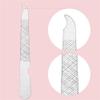 A1DFDFGOQSFG Portable with PU Leather Bag Manicure Pedicure Ear Spoon Tweezers Nail Scissor Nail Clippers Set Nail Trimming Tool Nail File,Blue,4pcs (Blue 4pcs) view 4