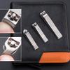A1DFDFGOQSFG Fingernail Clipper Set 19pcs Multifunctional Stainless Steel Care Manicure Acne Extractor Nail Clipper Set Pedicure Ear Pick Grooming Tweezers Trimmer Nail Grooming Kits (Color : Black G view 3