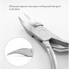 A1DFDFGOQSFG Pedicure Set,Stainless Steel Nail Clipper Set,Sharp Fingernail Clippers Toenail Clippers Exfoliating Calluses and Onychomycosis view 2