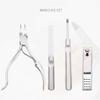 A1DFDFGOQSFG Pedicure Set,Stainless Steel Nail Clipper Set,Sharp Fingernail Clippers Toenail Clippers Exfoliating Calluses and Onychomycosis view 4