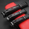 A1DFDFGOQSFG Fingernail Clipper Set Manicure Set, 11 Pieces Nail Clipper Set, Stainless Steel Nail Care Kit Portable Nail Cutter Pedicure Kit with Stylish Leather Case Nail Grooming Kits view 3
