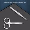 A1DFDFGOQSFG Fingernail Clipper Set Manicure Set Professional Nail Clippers Pedicure Kit, 19 pcs Stainless Steel Nail Care Tools Grooming Kit with Travel Leather Case for Men Women Nail Grooming Kits view 3