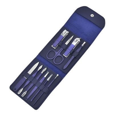A1DFDFGOQSFG 4/7/10/12/15/18pcs Manicure Set Nail Clippers Travel Grooming Kits with Package,7piece Sets (10 Sets)
