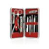 A1DFDFGOQSFG Nail Clippers Kit Professional Nail Art Manicure Tools Set Nails Clipper Scissors Tweezer Knife Manicure Sets Case for Nail Manicure Manicure Set (Color : 12Pcs Brown) (10pcs Red) view 1