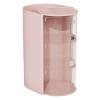 3 Layer Makeup Box with Lid, Cosmetic Brushes Container (Pink) view 1