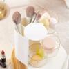 3 Layer Makeup Box with Lid, Cosmetic Brushes Container (Pink) view 3