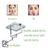 8" Makeup Mirror Wall Mounted, Cosmetic Mirror with Light and Magnification, Double Sided 1X/3X Magnifying Mirror, Dimmable 360 Rotation Vanity Mirror view 2