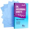 High-Performance Oil Absorbing Sheets for Face - 50 sheets - Makeup Friendly Blotting Papers for Oily Skin - Oil Blotting Sheets for Face view 1