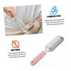 ARTSEWPLY 1pc Stainless Steel Foot File for Callus Removal Foot Scrubber Tool and Pedicure Care Ergonomic Design Washable and Reusable for Hard Skin and Cracked Heels view 3