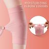 2 Pairs Elbow Moisturizing Sleeve & Elbow Sleeves for Women, Pink Elbow Moisturizing Sleeve Elbow Gel for Rough Elbow Treatment SPA, Elbow Bed Sore Protector | Moisturizing Elbow Socks view 4