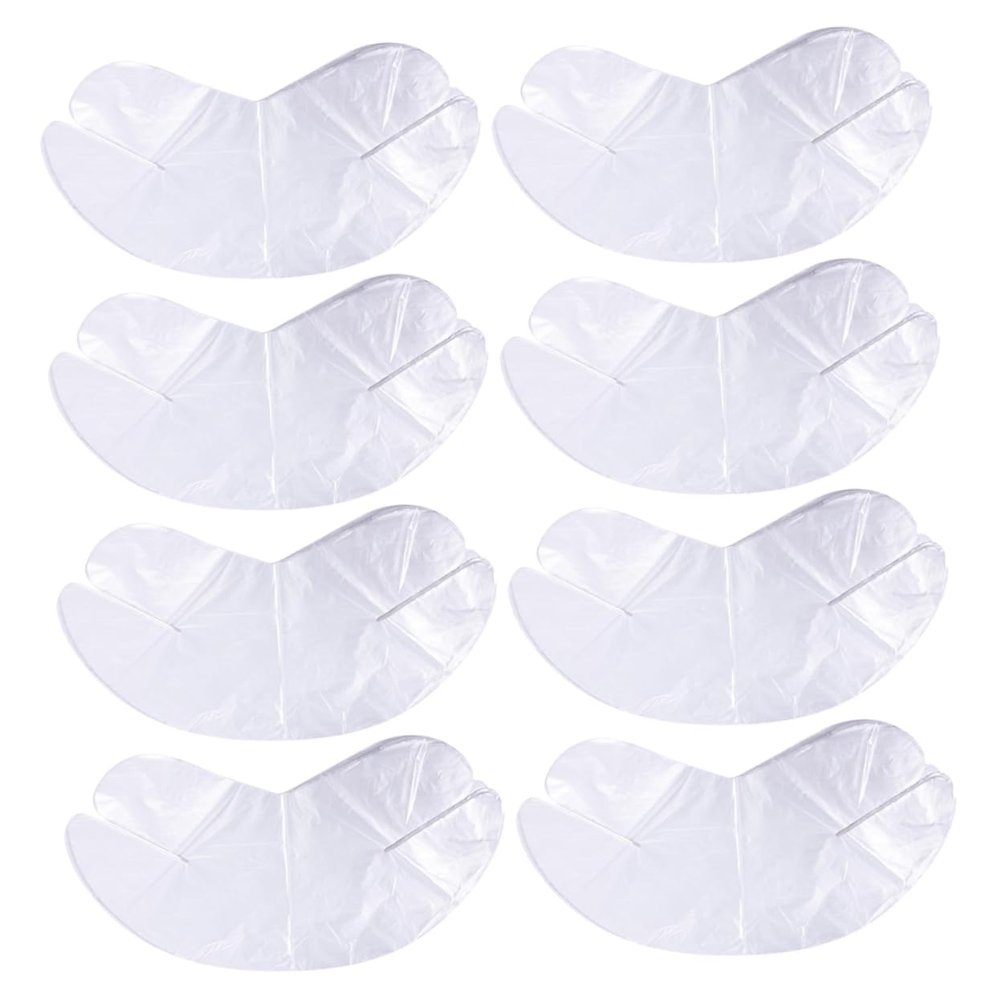 200pcs Plastic Neck Care Mask Sheets for Spa Skin Treatment Hydrating Neck Mask for Moisturizing Skincare Bulk Covering Beauty