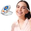 Frinnovan 18 Pack Sublimation Blanks Pocket Mirror Cosmetic Compact Travel Folding Mirrors for Makeup Women Wending Party Cute Round Shaped view 4