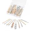 20 PCS Decorative Bobby Pins for Women's Hair, Rhinestone Bobby Pins with 5 Elegant Designs (Glod & Silver), Jeweled Hair Pins Decorative Hair Accessories for Women view 1