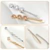 20 PCS Decorative Bobby Pins for Women's Hair, Rhinestone Bobby Pins with 5 Elegant Designs (Glod & Silver), Jeweled Hair Pins Decorative Hair Accessories for Women view 3