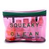 ban.do Travel Kit with 4 Plastic Bottles, 2 Pots, Label Sheet, Accessories, and PVC Zipper Pouch, Squeaky Clean view 2