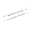 Ingrown Toenail Tool, Toenail File Lifter Professional Double Sided Stainless Steel Ingrown Toenail 2pcs Ingrown Toenail File Nail Tools Cleaner Tool view 3