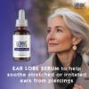 Lobe Miracle Rejuvenating Ear Lobe Serum - Ear Care Solution for Pierced Ears & Ear Care Products w/Aloe, Vitamin E & Lavender - Promotes Healing, Helps Firm Skin & Stretched Earlobes - 0.17 fl oz view 2