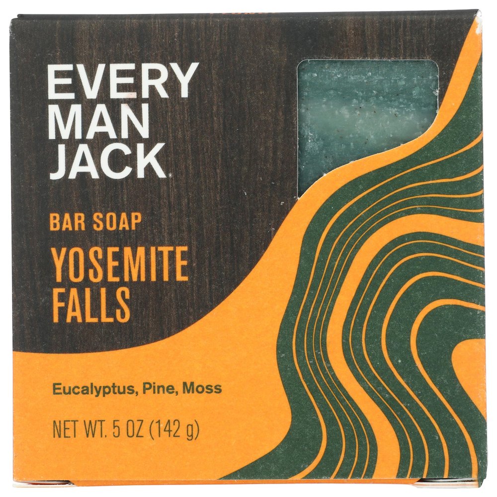 Every Man Jack Yosemite Falls Cold Plunge Soap Bar, 5 Oz