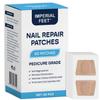 Imperial Feet Nail Repair Patches (PEDICURE GRADE)-Nail Regeneration, Reduces Discoloration, Improves Cracked, Brittle Nails, Thickness, Roughness, & Ridges - Smoothens and Hydrates Nail - 60 Patches view 1