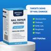 Imperial Feet Nail Repair Patches (PEDICURE GRADE)-Nail Regeneration, Reduces Discoloration, Improves Cracked, Brittle Nails, Thickness, Roughness, & Ridges - Smoothens and Hydrates Nail - 60 Patches view 2