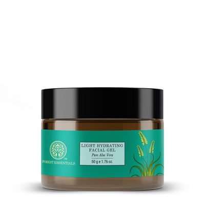 Forest Essentials Light Hydrating Facial Gel Pure Rosewater|Soothes & Renews Hydration|Unisex Face Gel|50 g
