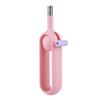 Bella Ciao Gentle Precision Facial Coil Tweezer, Facial Hair Remover for Women and Men, Hair-Removal Tool for Chin, Face, Upper Lip, and Body, Pink view 1