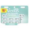 Gillette Venus Extra Smooth Sensitive Womens Razor Blades for Sensitive Skin, 5-Bladed Razor Refills, 7 Count view 1