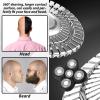 4 Pack Head Shaver Replacement Blades, 5 Blades Shaver Replacement Heads for Bald Men Universal Head and Face Electric Razor Kit with 4 Cleaning Brush view 2