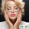 10 Sheets St Patrick's Day Face Tattoo Stickers, Shamrock Clover Eye Tattoo Stickers, Irish Green Party Glitter Face Art Temporary Tattoos, Saint Patricks Day Makeup Art Decorations Irish Party Favors view 4