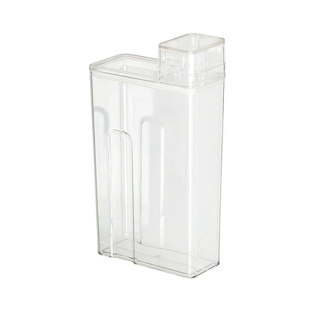 Laundry Powder Container Detergent Bin Dispenser For Liquid Detergent Fabric Softener With Measuring Lid