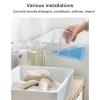 Laundry Powder Container Detergent Bin Dispenser For Liquid Detergent Fabric Softener With Measuring Lid view 4