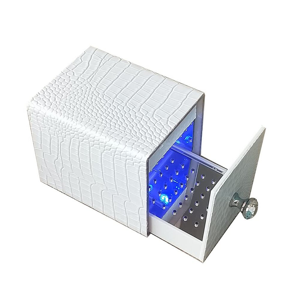 Box With Handle For Case Storage Manicure Pedicure Salon Equipment For Sundry Beauty Hair Metal Tool