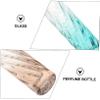 LALADEFIEE 5 Piece Glass Roll on Bottles with Twill Pattern for Travel view 3