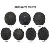 LYRICAL HAIR Afro Kinky Curly Mens Toupee Full French Lace African American Wigs 10x8 All Transparent Lace Hairpiece Replacement Human Hair System for Black Men 2mm Tight Curl, #2 Darkest Brown view 4