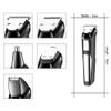 CAIMIAO Pro Hair Clipper, All in One Grooming Kit Waterproof Hair Trimmer for Men Professional Body Beard Eyebrow Nose Ear Trimmer Clipper view 3