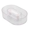 Beard Trimmer Rinser, Portable Shaving Cleaner Tool for Manual Push Type Beard Clipper, Water Conservation, Beard Clipper Rinser (Transparent) view 4