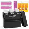 3 IN 1 Roll On Wax Kit, Waxing Kit for Hair Removal, Triple Roll-On Wax Warmer with 3 Honey Wax Cartridge Wax Roller Refill for Legs Arms and Underarm, Upgrade Heating System-Just 13 Mins Fast view 1
