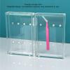 Tweezer Holder Stand, Transparent Acrylic Magnetic Eyelash Extension Tweezers Organizer for Beauty Eyelash Shop, Nail Salon, Beauty Salon view 4