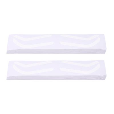 100 Sheet Brow Stencil Stickers,Safe Hygienic Shaping Positioning Adhesive Eyebrow Template Stickers,Eyebrow Artist Use (457x457cm / 179.9x179.9in)