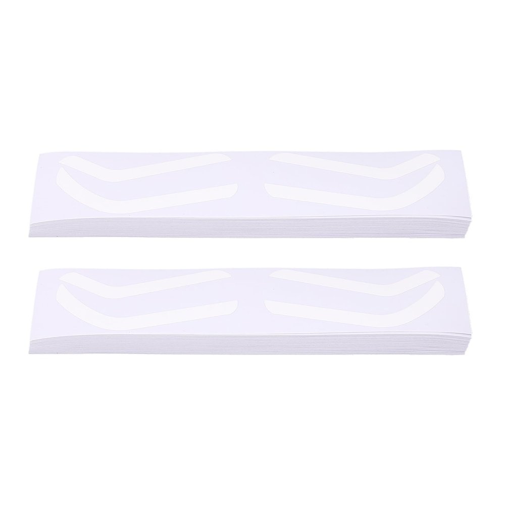 100 Sheet Brow Stencil Stickers,Safe Hygienic Shaping Positioning Adhesive Eyebrow Template Stickers,Eyebrow Artist Use (457x457cm / 179.9x179.9in)