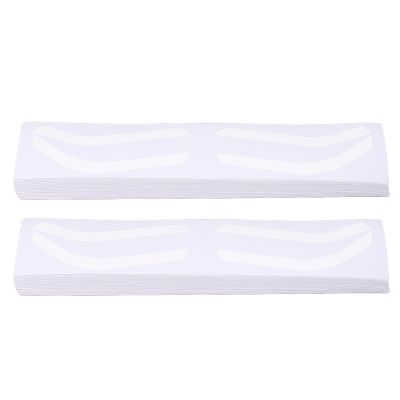 100 Sheet Brow Stencil Stickers,Safe Hygienic Shaping Positioning Adhesive Eyebrow Template Stickers,Eyebrow Artist Use (493x493cm / 194.1x194.1in)