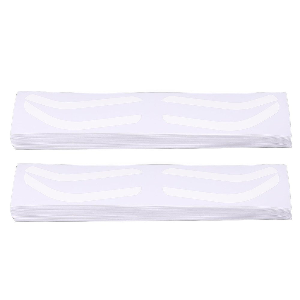 100 Sheet Brow Stencil Stickers,Safe Hygienic Shaping Positioning Adhesive Eyebrow Template Stickers,Eyebrow Artist Use (493x493cm / 194.1x194.1in)