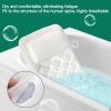 Adult Bathtub Pillow, Soft Comfortable Neck Back Support Slip Bath Mat, Full Body Bath Tub Cushion with 3D Mesh Surface, 13 Suction Cups view 2
